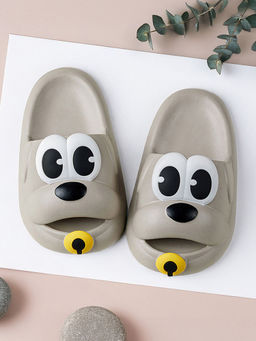 Baby Moo - Dog Waterproof Soft Slippers Anti Skid Sliders Grey