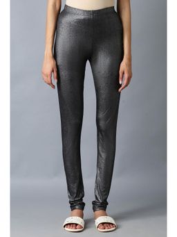 Elleven - Shimmer Black Skin Fit Churidar