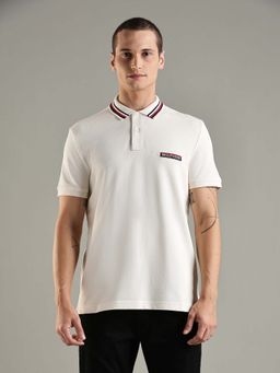 Tommy Hilfiger - Solid Regular Fit Cotton Polo T-Shirt