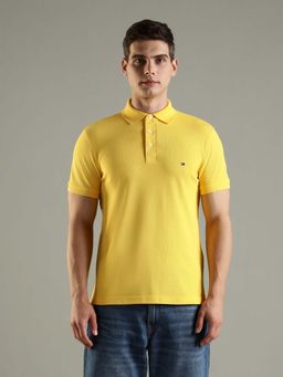 Tommy Hilfiger - Solid Slim Fit Cotton Polo T-Shirt