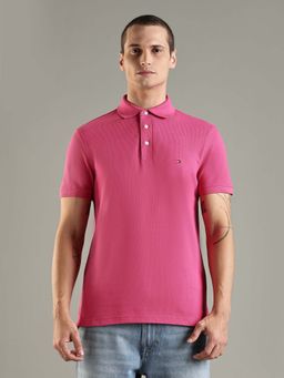 Tommy Hilfiger - Solid Slim Fit Cotton Polo T-Shirt