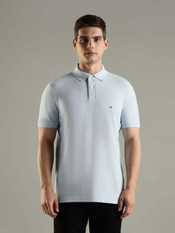 Tommy Hilfiger - Solid Regular Fit Cotton Polo T-Shirt