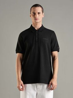 Tommy Hilfiger - Solid Regular Fit Cotton Polo T-Shirt