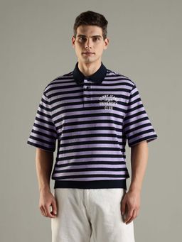 Tommy Hilfiger - Striped Relaxed Fit Cotton Polo T-Shirt