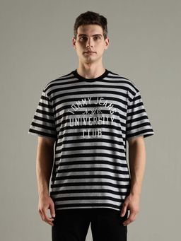 Tommy Hilfiger - Striped Relaxed Fit Cotton T-Shirt