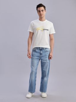 Tommy Hilfiger - Men White Cotton Crew Neck T-Shirt