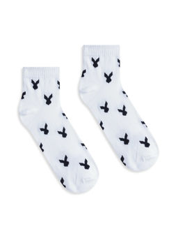 Rare Rabbit - Loger - 3 Primary White Bamboo Socks