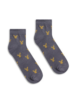 Rare Rabbit - Loger - 5 Light Grey Bamboo Socks