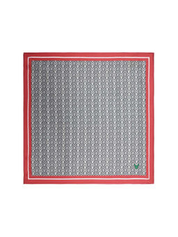 Rare Rabbit - Noaa-2 Light Grey Silk Pocket Square