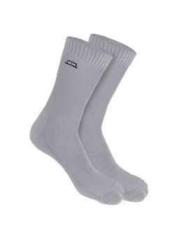 Heelium - Bamboo Crew Socks for Men - 1 Pairs - Grey - Odour Free - Anti Blister