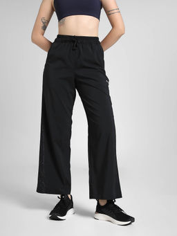 Puma - Lace Woven Women Black Training Trackpant