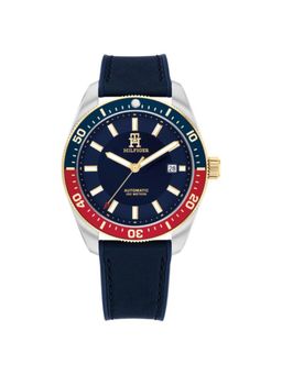 Tommy Hilfiger - Men Fall Winter Colletion 24 Black Dial Leather Strap Analog Watch - TH1792141 (M)