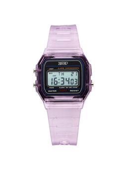 Zoop - Unisex Clear Series Black Dial Polycarbonate Strap Digital Watch - 16049PP05 (M)