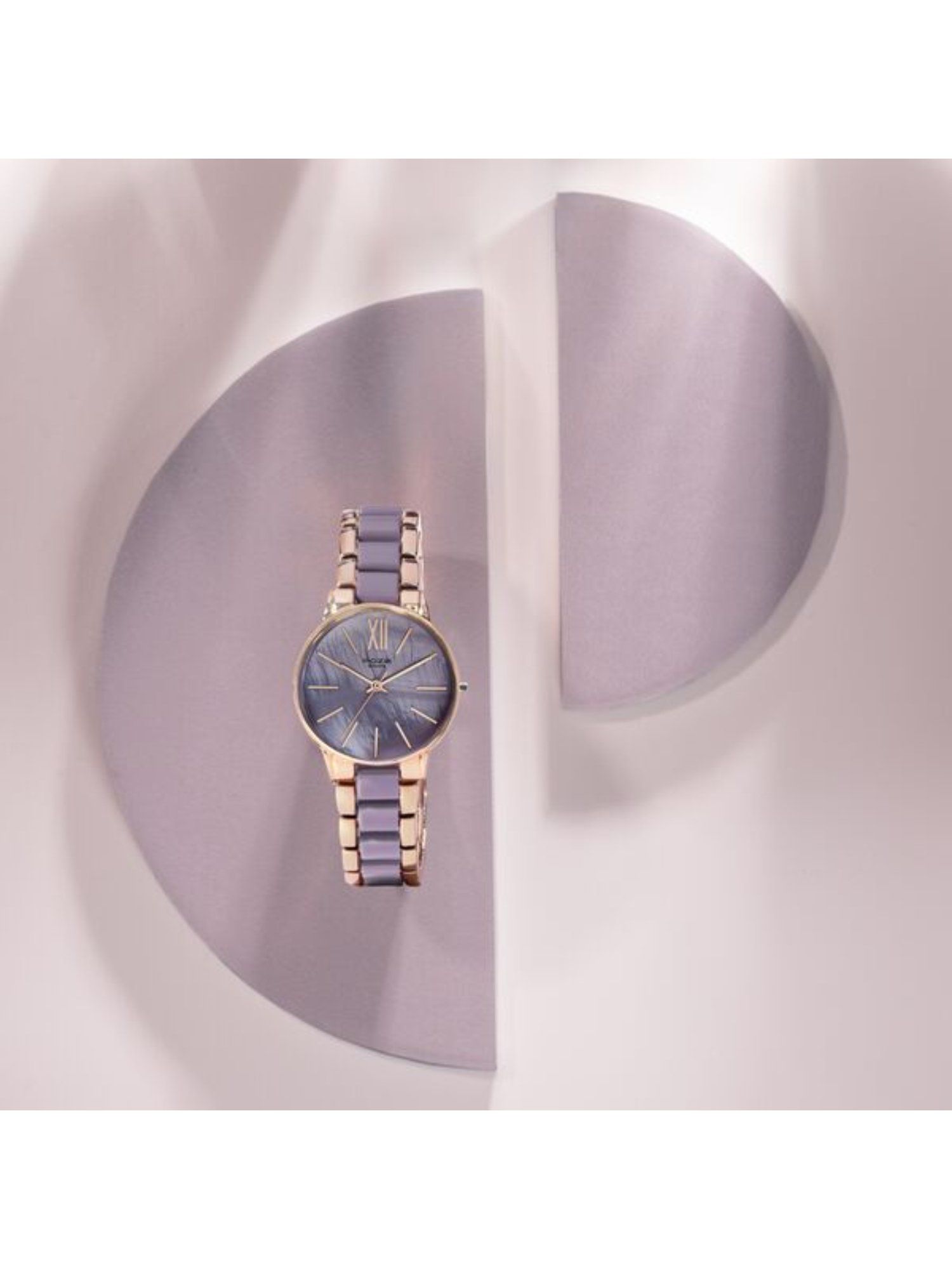 Buy Sonata Women POZE DROP 4 Purple Dial Metal Strap Analog Watch
