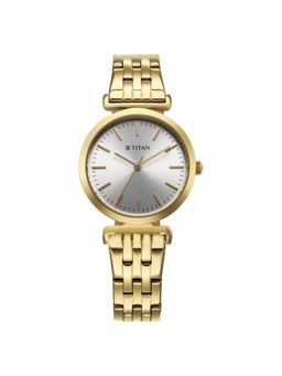 Titan - Women Vangaurd Silver Dial Stainless Steel Strap Analog Watch - 95321YM01 (M)
