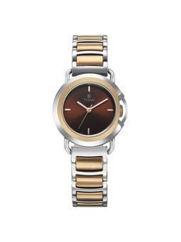 Titan - Women Vangaurd Brown Dial Stainless Steel Strap Analog Watch - 95324KM01 (M)