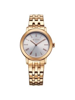 Titan - Women Vangaurd White Dial Stainless Steel Strap Analog Watch - 95312WM01 (M)