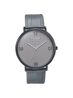 Sonata - Men POZE DROP 4 Grey Dial Leather Strap Analog Watch - SP70061NL01 (M)