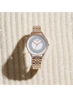 Sonata - Women POZE DROP 4 White Dial Metal Strap Analog Watch - SP80111WM01 (M)