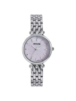 Sonata - Women Wedding Pink Dial Stainless Steel Strap Analog Watch - 87082SM01 (M)