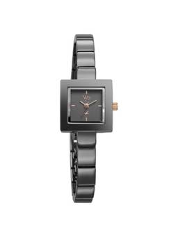 Fastrack - Women Vyb Drop 4 Grey Dial Metal Strap Analog Watch - FV60061KM01W (M)