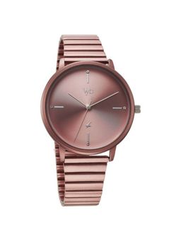 Fastrack - Women Vyb Drop 4 Pink Dial Metal Strap Analog Watch - FV60021KM05W (M)