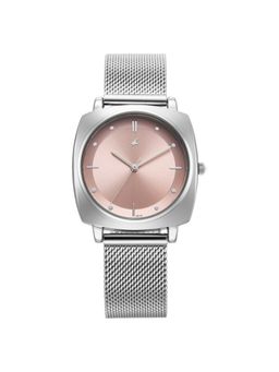 Fastrack - Women Stunners X Pink Dial Stainless Steel Strap Analog Watch - 68043SM02 (M)