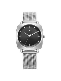 Fastrack - Women Stunners X Black Dial Stainless Steel Strap Analog Watch - 68043SM03 (M)