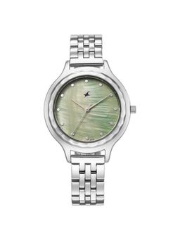Fastrack - Women Stunners X Green Dial Stainless Steel Strap Analog Watch - 68046SM04 (M)