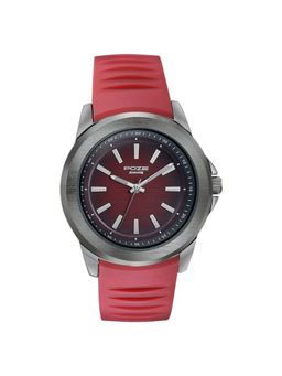 Sonata - Men POZE DROP 4 Red Dial Silicone Strap Analog Watch - SP70050QP02 (M)