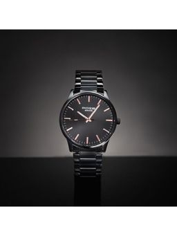 Sonata - Men POZE DROP 4 Black Dial Stainless Steel Strap Analog Watch - SP70053KM01 (M)