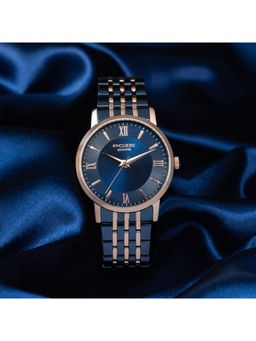 Sonata - Men POZE DROP 4 Blue Dial Stainless Steel Strap Analog Watch - SP70058KM02 (M)