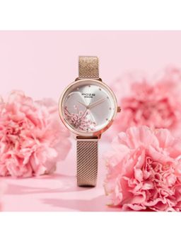 Sonata - Women POZE DROP 4 Silver Dial Stainless Steel Strap Analog Watch - SP80105WM01 (M)