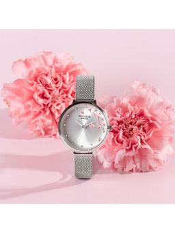 Sonata - Women POZE DROP 4 Silver Dial Stainless Steel Strap Analog Watch - SP80105SM01 (M)