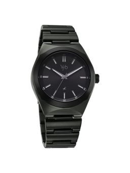 Fastrack - Men Vyb Drop 4 Black Dial Metal Strap Analog Watch - FV30018KM02 (M)