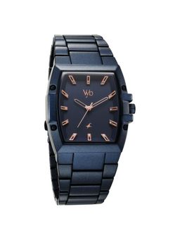 Fastrack - Men Vyb Drop 4 Blue Dial Metal Strap Analog Watch - FV30023QM01 (M)