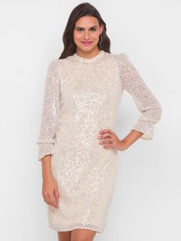 Globus - Embellished Peach Dress