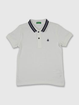 United Colors of Benetton - Solid T-shirt- White