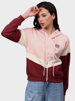 PINACOLADA - Pink Solid Sweatshirt