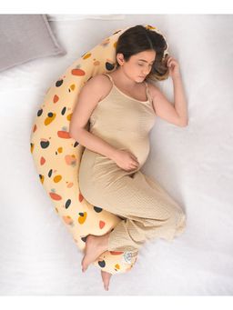 Mi Arcus - Cotton Printed Adjustable Maternity/Pregnancy Pillow with Removable Cover