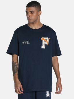 Puma - X1der Relaxed Mens Blue T-shirt