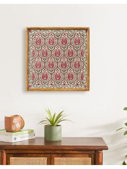Fabindia - Multi-Color Chintz Wooden Embellished Framed Wall Painting