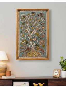 Fabindia - Green Zheel Wooden Framed Wall Painting