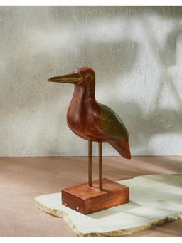 Fabindia - Brown Tejas Wooden Bird