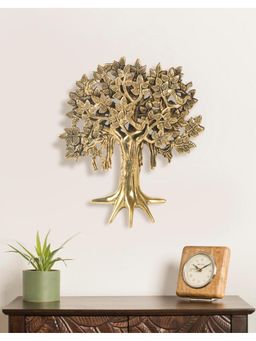 Fabindia - Gold Akshaya Vata Brass Wall Art