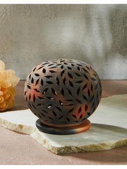 Fabindia - Brown Pm Vishwakarma Clay Candle Tea Light Holder