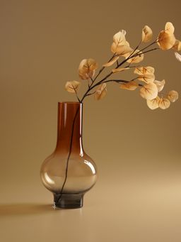 Pure Home + Living - Brown Ombre Textured Glass Vase