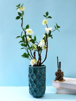 Tayhaa - Blooming White Gardenia Stem Flowers (Pack of 2)