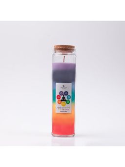Samskara Home - Multi-Color 7-Chakra Tall Jar Candle