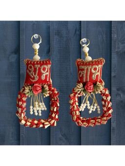 JASMEY HOMES - Red Beautiful Handmade Subh Labh Hanging